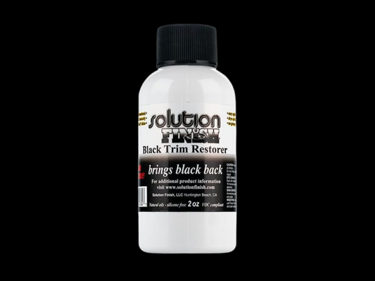 Solution Finish Black Trim Restorer